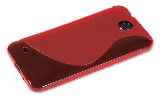 HTC Desire 300 -  ΣΙΛΙΚΟΝΗΣ S-CASE ΚΟΚΚΙΝΗ