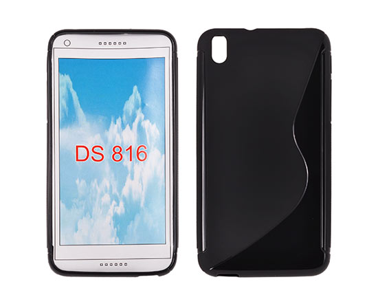 HTC Desire 816 -  ΣΙΛΙΚΟΝΗΣ S-CASE ΜΑΥΡΗ
