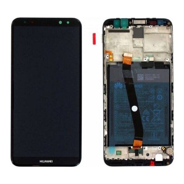 HUAWEI Nova Smart - LCD + Touch + Frame + Battery Grey Original Service Pack