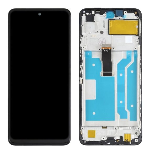 HUAWEI P Smart (2021) - LCD + Touch + Frame Black High Quality