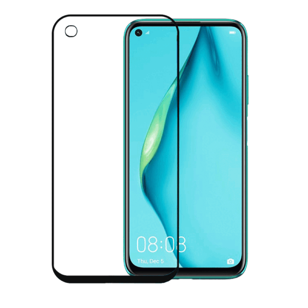HUAWEI P40 Lite 5G - TEMPERED GLASS 9H Hardness 0,3mm 5D ΜΑΥΡΟ FULL GLUE