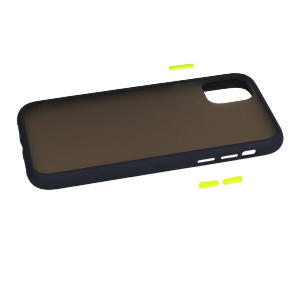 HUAWEI P40 Pro - ΘΗΚΗ ΣΙΛΙΚΟΝΗΣ VENNUS COLOR BUTTOΝ BUMPER BLUE
