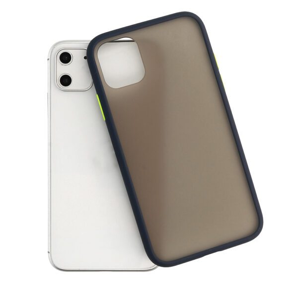 HUAWEI P40 Pro - ΘΗΚΗ ΣΙΛΙΚΟΝΗΣ VENNUS COLOR BUTTOΝ BUMPER BLUE