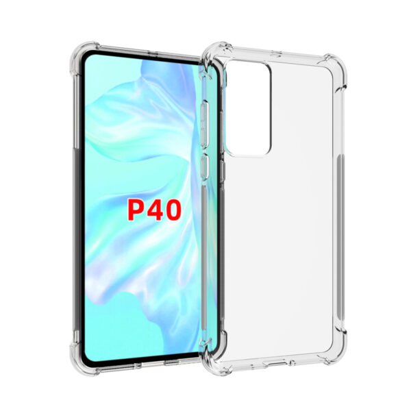 HUAWEI P40 - ΘΗΚΗ ΣΙΛΙΚΟΝΗΣ ANTI-SHOCK 0,5mm ΔΙΑΦΑΝΗ
