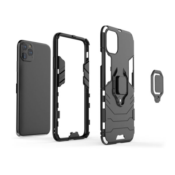 HUAWEI P40 - ΘΗΚΗ ΣΙΛΙΚΟΝΗΣ RING ARMOR BLACK