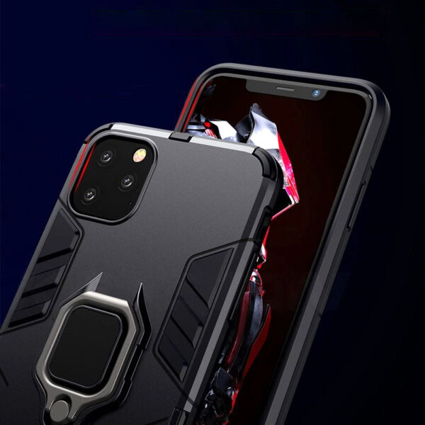 HUAWEI P40 - ΘΗΚΗ ΣΙΛΙΚΟΝΗΣ RING ARMOR BLACK
