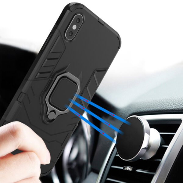 HUAWEI P40 - ΘΗΚΗ ΣΙΛΙΚΟΝΗΣ RING ARMOR BLACK