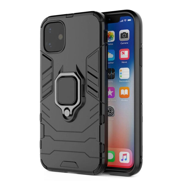 HUAWEI P40 - ΘΗΚΗ ΣΙΛΙΚΟΝΗΣ RING ARMOR BLACK
