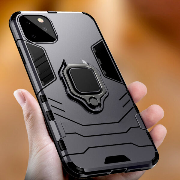 HUAWEI P40 - ΘΗΚΗ ΣΙΛΙΚΟΝΗΣ RING ARMOR BLACK