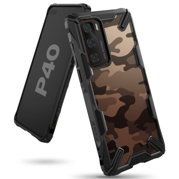 HUAWEI P40 - ΘΗΚΗ ΣΙΛΙΚΟΝΗΣ RINGKE FUSION X CAMO