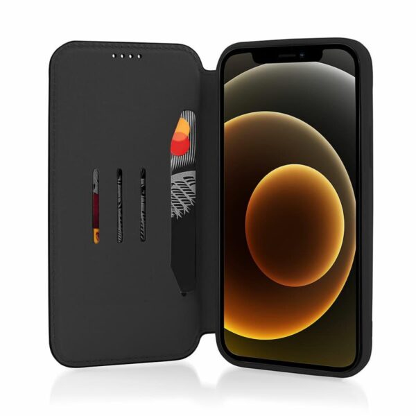 HUAWEI P50 - ΘΗΚΗ BOOK STYLE VINTAGE ΜΑΓΝΗΤΙΚΗ ΜΑΥΡΗ