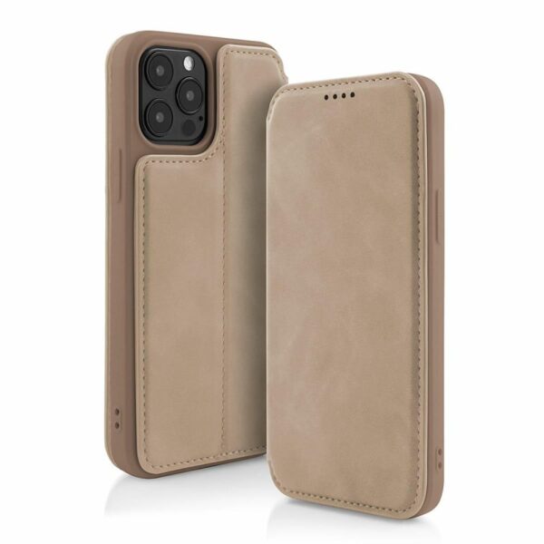 HUAWEI P50 - ΘΗΚΗ BOOK STYLE VINTAGE ΜΑΓΝΗΤΙΚΗ ΧΡΥΣΗ