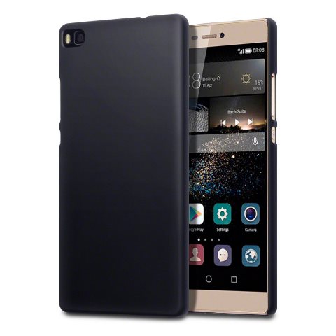 HUAWEI P8 - ΘΗΚΗ ΣΙΛΙΚΟΝΗΣ Jelly Leather ΜΑΥΡΗ