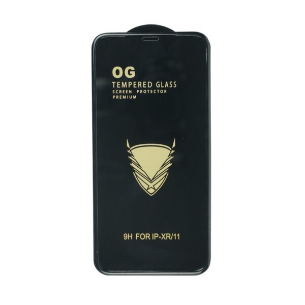 HUAWEI Y6p - ANTI SHOCK TEMPERED GLASS 9H Hardness 0,26mm BLACK