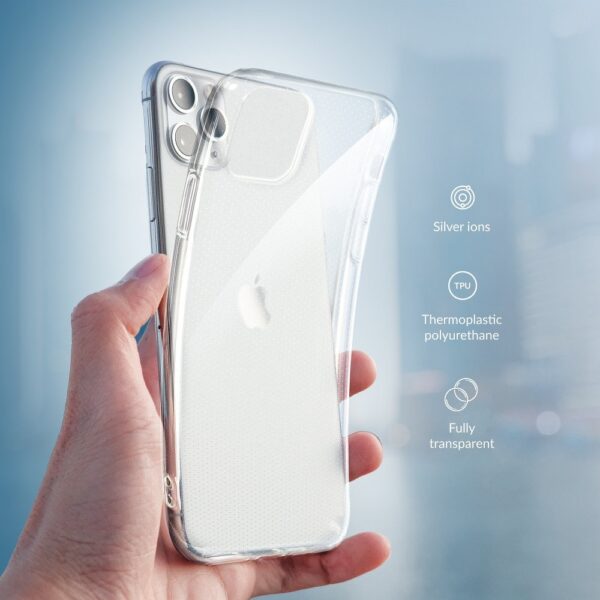 HUAWEI Y6p - ΘΗΚΗ ΣΙΛΙΚΟΝΗΣ ANTIBACTERIAL ΔΙΑΦΑΝΗ