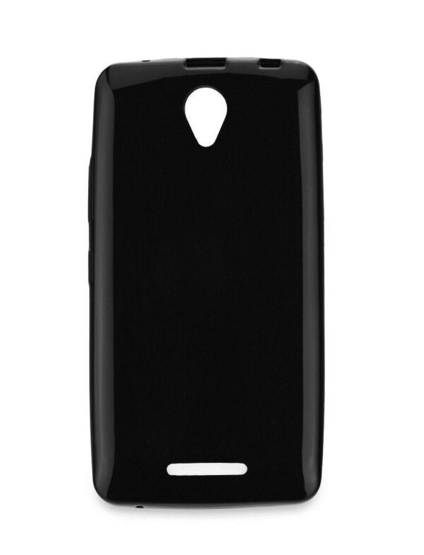 LENOVO A5000 - ΘΗΚΗ ΣΙΛΙΚΟΝΗΣ BRIGHT JELLY ΜΑΥΡΗ