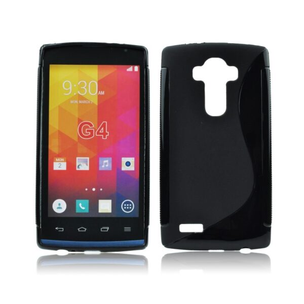 LG G4 - ΘΗΚΗ ΣΙΛΙΚΟΝΗΣ S-CASE ΜΑΥΡΗ