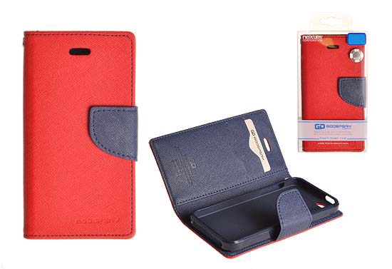 LG G4c (mini) - ΘΗΚΗ MERCURY FANCY DIARY BOOK STYLE ΠΟΡΤΟΦΟΛΙ KOKKINH - ΜΠΛΕ