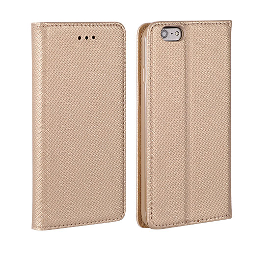 LG K8 - ΘΗΚΗ BOOK STYLE ΜΑΓΝΗΤΙΚΗ ΧΡΥΣΗ