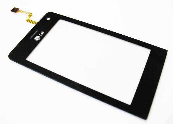 LG KU900 - Touch panel / Window Black Original