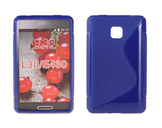 LG L3 II30 - ΘΗΚΗ ΣΙΛΙΚΟΝΗΣ S-CASE ΜΠΛΕ