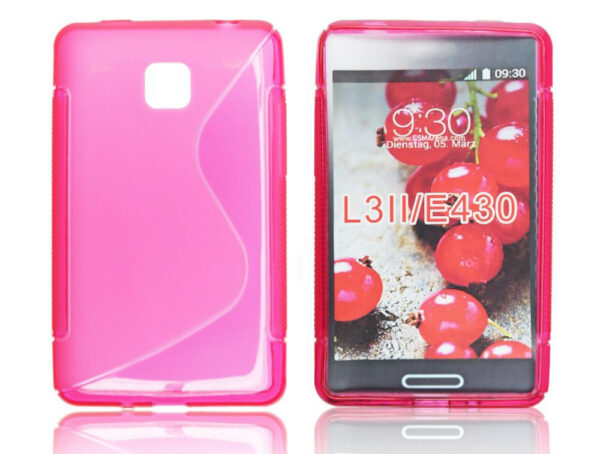 LG L3 II30 - ΘΗΚΗ ΣΙΛΙΚΟΝΗΣ S-CASE ΡΟΖ