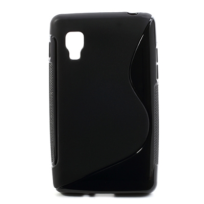 LG L3 II40 - ΘΗΚΗ ΣΙΛΙΚΟΝΗΣ S-CASE ΜΑΥΡΗ