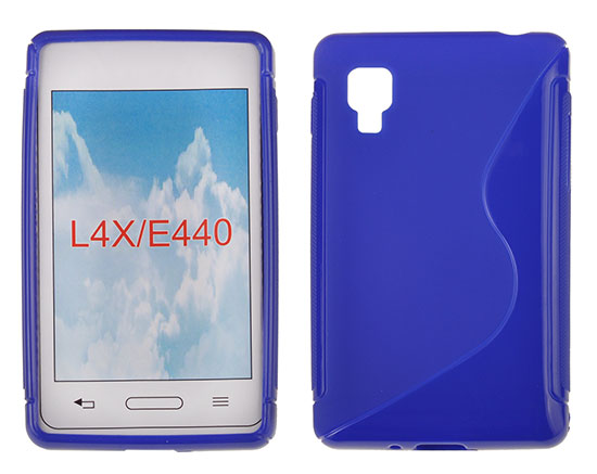 LG L3 II40 - ΘΗΚΗ ΣΙΛΙΚΟΝΗΣ S-CASE ΜΠΛΕ