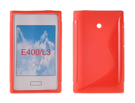 LG L3 - ΘΗΚΗ ΣΙΛΙΚΟΝΗΣ S-CASE ΚΟΚΚΙΝΗ