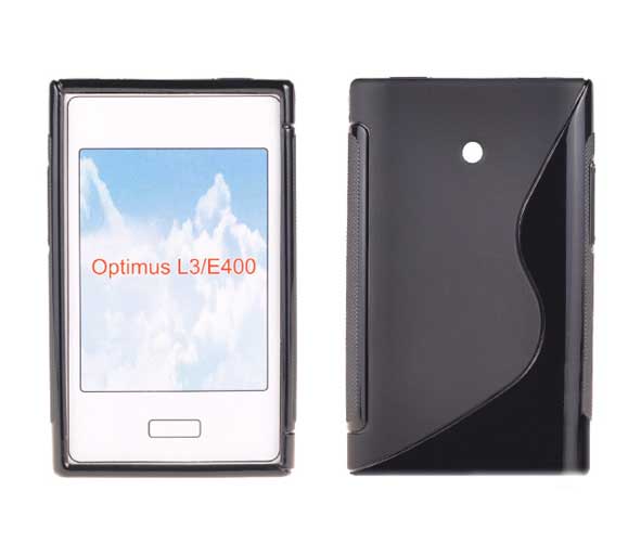 LG L3 - ΘΗΚΗ ΣΙΛΙΚΟΝΗΣ S-CASE ΜΑΥΡΗ