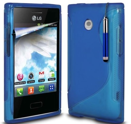 LG L3 - ΘΗΚΗ ΣΙΛΙΚΟΝΗΣ S-CASE ΜΠΛΕ
