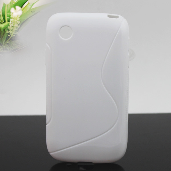 LG L40 - ΘΗΚΗ ΣΙΛΙΚΟΝΗΣ S-CASE ΑΣΠΡΗ