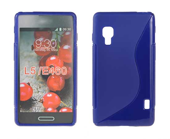 LG L5 II - ΘΗΚΗ ΣΙΛΙΚΟΝΗΣ S-CASE ΜΠΛΕ