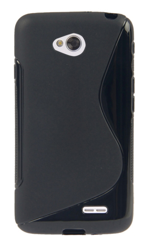 LG L65 - ΘΗΚΗ ΣΙΛΙΚΟΝΗΣ S-CASE ΜΑΥΡΗ