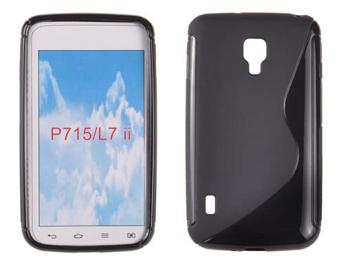 LG L7 II - ΘΗΚΗ ΣΙΛΙΚΟΝΗΣ S-CASE ΜΑΥΡΗ