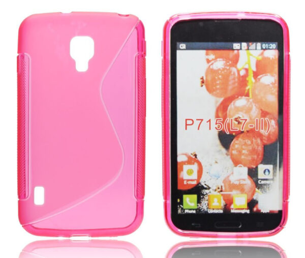 LG L7 II - ΘΗΚΗ ΣΙΛΙΚΟΝΗΣ S-CASE ΡΟΖ