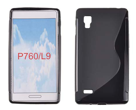 LG L9 - ΘΗΚΗ ΣΙΛΙΚΟΝΗΣ S-CASE ΜΑΥΡΗ