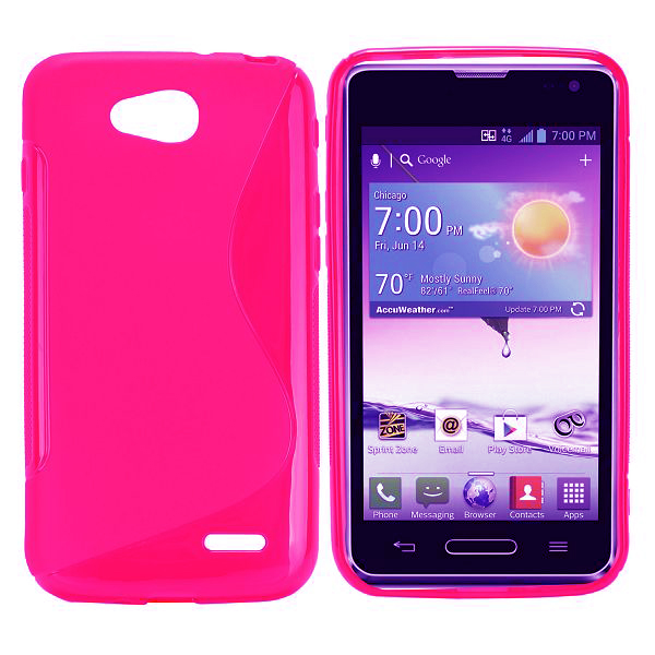 LG L90 - ΘΗΚΗ ΣΙΛΙΚΟΝΗΣ S-CASE ΡΟΖ