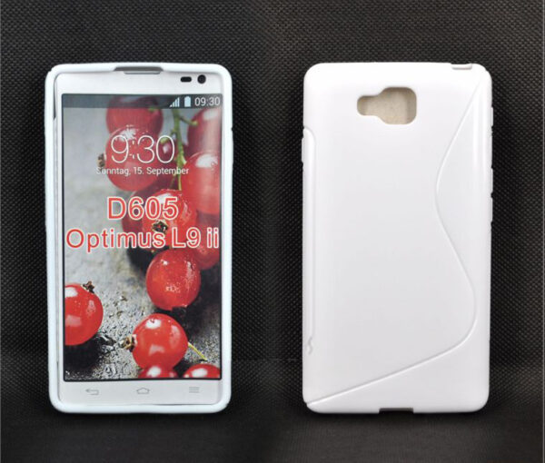 LG L9II - ΘΗΚΗ ΣΙΛΙΚΟΝΗΣ S-CASE ΑΣΠΡΗ