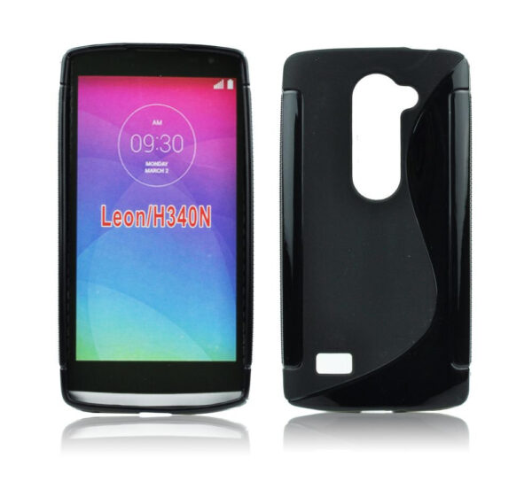 LG Leon - ΘΗΚΗ ΣΙΛΙΚΟΝΗΣ S-CASE ΜΑΥΡΗ