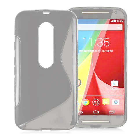 MOTOROLA MOTO G 3rd Gen - ΘΗΚΗ ΣΙΛΙΚΟΝΗΣ S-CASE ΔΙΑΦΑΝΗ