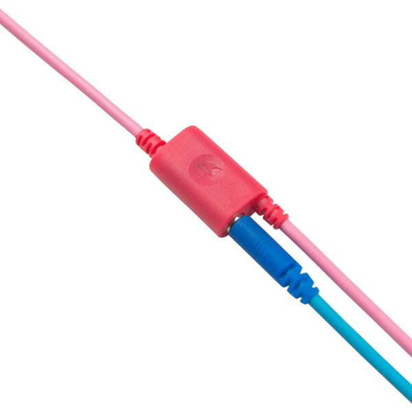 MOTOROLA - SQUADS 200 WIRED KIDS HEADPHONES PINK