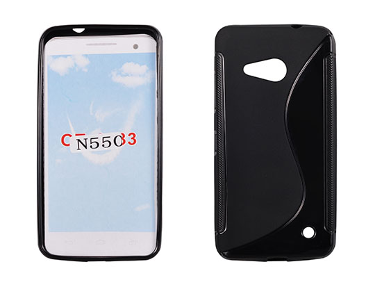 Microsoft Lumia 550 - ΘΗΚΗ ΣΙΛΙΚΟΝΗΣ S-CASE ΜΑΥΡΗ