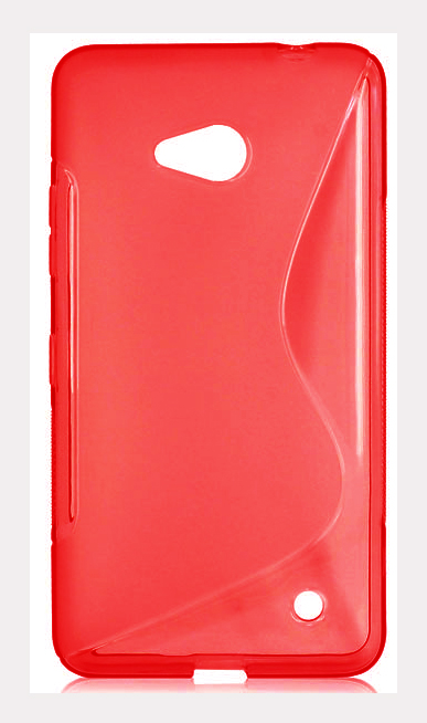 Microsoft Lumia 640 - ΘΗΚΗ ΣΙΛΙΚΟΝΗΣ S-CASE ΚΟΚΚΙΝΗ