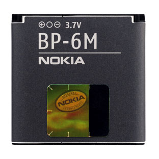 NOKIA 3250 - ORIGINAL BATTERY BP-6M 1100mAh LI-POL/BULK