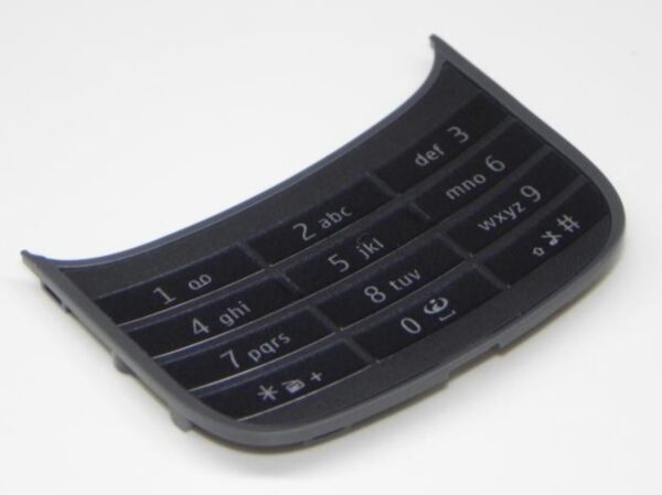 NOKIA C2-02 - Keyboard Latin Dark Chrome Original