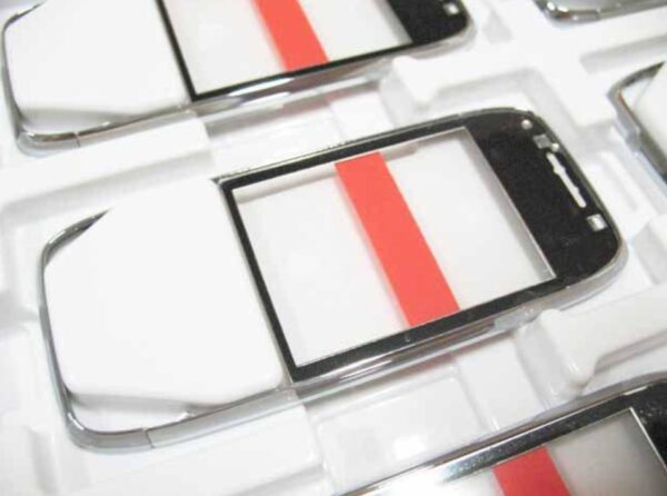 NOKIA E75 - Front cover for Black Silver / Red / Copper Yellow Original