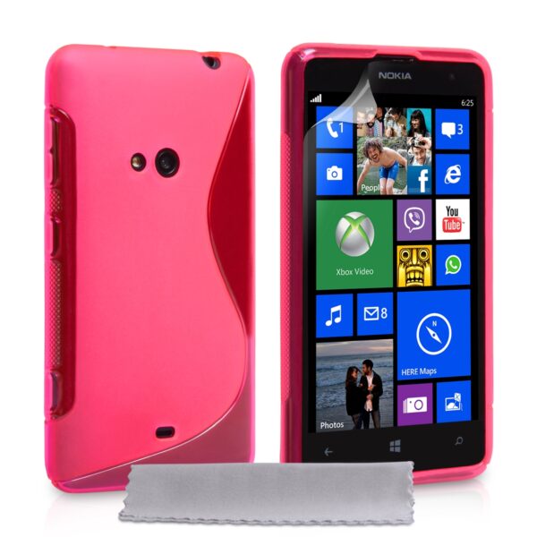 NOKIA Lumia 625 - ΘΗΚΗ ΣΙΛΙΚΟΝΗΣ S-CASE ΚΟΚΚΙΝΗ