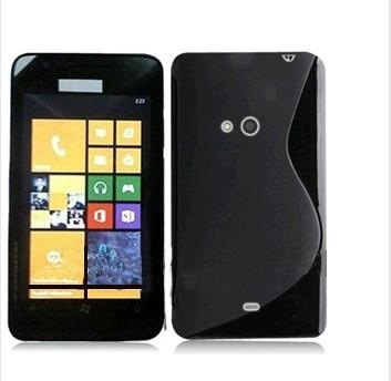 NOKIA Lumia 625 - ΘΗΚΗ ΣΙΛΙΚΟΝΗΣ S-CASE ΜΑΥΡΗ