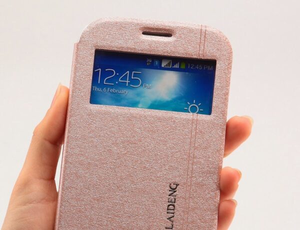 NOKIA Lumia 630 - ΘΗΚΗ KLD ICELAND II BOOK STYLE ΠΕΡΛΕ ΡΟΖ